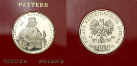 Probe coins Polish People Republic (PRL) and Poland
POLSKA / POLAND / POLEN / PATTERN / PROBE / PROBA

PRL. PROBA / PATTERN SILVER 1.000 zlotych 19...