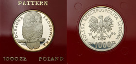 Probe coins Polish People Republic (PRL) and Poland
POLSKA / POLAND / POLEN / PATTERN / PROBE / PROBA

PRL. PROBA / PATTERN SILVER 1000 zlotych 198...