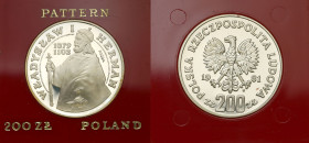 Probe coins Polish People Republic (PRL) and Poland
POLSKA / POLAND / POLEN / PATTERN / PROBE / PROBA

PRL. PROBA / PATTERN SILVER 200 zlotych 1981...