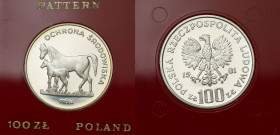 Probe coins Polish People Republic (PRL) and Poland
POLSKA / POLAND / POLEN / PATTERN / PROBE / PROBA

PRL. PROBA / PATTERN SILVER 100 zlotych 1981...