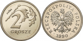 Nickel Probe Coins
POLSKA / POLAND / POLEN / PATTERN / PROBE / PROBA

PRL. PROBA / PATTERN Nickiel 2 grosze (groschen) 1990 

PiD�kny egzemplarz....