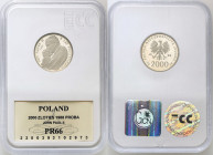 Nickel Probe Coins
POLSKA / POLAND / POLEN / PATTERN / PROBE / PROBA

PRL. PROBA / PATTERN Nickiel 2000 zlotych 1988 John Paul II GCN PR66 

PiD�...