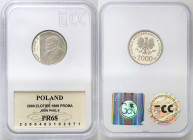 Nickel Probe Coins
POLSKA / POLAND / POLEN / PATTERN / PROBE / PROBA

PRL. PROBA / PATTERN Nickiel 2000 zlotych 1989 John Paul II GCN PR68 

PiD�...