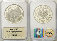 Nickel Probe Coins
POLSKA / POLAND / POLEN / PATTERN / PROBE / PROBA

PRL. PROBA / PATTERN Nickiel 200 000 zlotych 1992 - EXPO GCN PR68 

Mennicz...