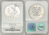 Coins Poland People Republic (PRL)
POLSKA / POLAND / POLEN / POLOGNE / POLSKO

PRL. 200 zlotych 1982 John Paul II stempel zwykE�y - RARE 

Rzadka...