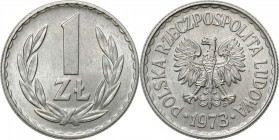 Coins Poland People Republic (PRL)
POLSKA / POLAND / POLEN / POLOGNE / POLSKO

PRL. 1 zloty 1973 aluminium 

Wspaniale zachowana moneta. Rzadszy ...