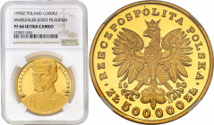 Polish Gold Coins since 1990
POLSKA / POLAND / POLEN / GOLD / ZLOTO

III RP. TRYPTYK GOLD 500.000 zlotych 1990 JC3zef PiE�sudski NGC PF66 ULTRA CAM...