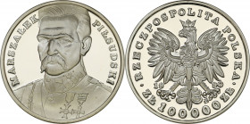 Polish collector coins after 1990
POLSKA / POLAND / POLEN / POLOGNE / POLSKO

III RP. 100.000 zlotych 1990 PiE�sudski - MaE�y Tryptyk 

Moneta wc...