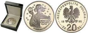 Polish collector coins after 1990
POLSKA / POLAND / POLEN / POLOGNE / POLSKO

III RP. 20 zlotych 1995 MikoE�aj Kopernik ECU, PUDEE�KO 

Menniczy ...