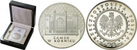 Polish collector coins after 1990
POLSKA / POLAND / POLEN / POLOGNE / POLSKO

III RP. 20 zlotych 1998 Zamek w KC3rniku PCG PR70 + PUDEE�KO 

Menn...