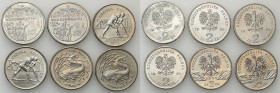 Polish collector coins after 1990
POLSKA / POLAND / POLEN / POLOGNE / POLSKO

III RP. 2 zlote 1995-1996, group 6 coins 

PiD�knie zachowane monet...