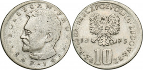 Mint Errors of PRL and III RP
POLSKA / POLAND / POLEN / MINT ERROR / DESTRUKT

PRL. 10 zlotych 1975 BolesE�aw Prus - MINT ERROR 

Znaczne przesun...