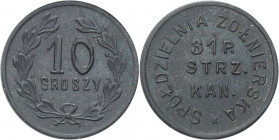 Great collection of coins - Military Cooperative
POLSKA / POLAND / POLEN / POLOGNE / POLSKO / MILITARY COOPERATIVE / MILITARY COINS

d - 10 grosche...