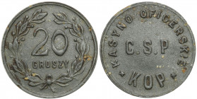Great collection of coins - Military Cooperative
POLSKA / POLAND / POLEN / POLOGNE / POLSKO / MILITARY COOPERATIVE / MILITARY COINS

Osowiec - 20 g...