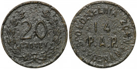 Great collection of coins - Military Cooperative
POLSKA / POLAND / POLEN / POLOGNE / POLSKO / MILITARY COOPERATIVE / MILITARY COINS

Pozna - 20 gro...