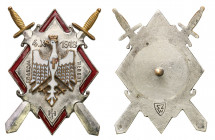 Decorations, Orders, Badges
POLSKA / POLAND / POLEN / POLSKO / RUSSIA / LVIV

II Republic of Poland. Haller Swords Badge - RARE 

Tombak srebrzon...