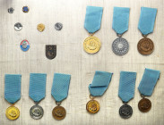 Decorations, Orders, Badges
POLSKA / POLAND / POLEN / POLSKO / RUSSIA / LVIV

PRL. group of 16 fishing medals and pins 

Zestaw 16 medali i przyp...