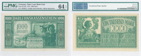 Polish banknotes, notes and bonds
POLSKA / POLAND / POLEN / PAPER MONEY / BANKNOTE

Polska OST. 1000 marek 1918 Kowno seria A PMG EPQ 64 (MAX) 

...