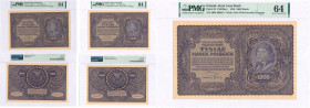 Polish banknotes, notes and bonds
POLSKA / POLAND / POLEN / PAPER MONEY / BANKNOTE

1.000 polish mark 1919, seria II seria BM b� taka sama seria i ...