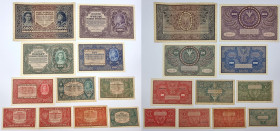 Polish banknotes, notes and bonds
POLSKA / POLAND / POLEN / PAPER MONEY / BANKNOTE

1/2 - 5.000 polish mark, 1919-1920 group 11 banknotC3w 

E�ad...