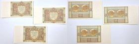 Polish banknotes, notes and bonds
POLSKA / POLAND / POLEN / PAPER MONEY / BANKNOTE

50 zlotych 1929, seria EJ, numeracja, group 3 pieces, next numb...