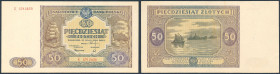 Polish banknotes, notes and bonds
POLSKA / POLAND / POLEN / PAPER MONEY / BANKNOTE

Banknot 50 zlotych 1946 - K - VERY NICE 

PrzepiD�kny egzempl...