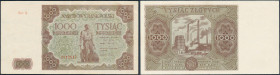 Polish banknotes, notes and bonds
POLSKA / POLAND / POLEN / PAPER MONEY / BANKNOTE

1000 zlotych 1947 seria A 

ZE�amanie w pienie, ugiD�te naroE