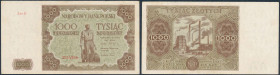 Polish banknotes, notes and bonds
POLSKA / POLAND / POLEN / PAPER MONEY / BANKNOTE

1.000 zlotych 15.07.1947 seria D 

Rzadszy banknot.Lucow 1235...