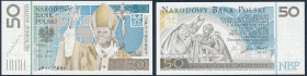 Polish banknotes, notes and bonds
POLSKA / POLAND / POLEN / PAPER MONEY / BANKNOTE

50 zlotys 2006 Pope John Paul II, signed by Heidrich 

Bankno...