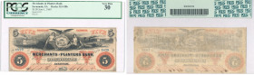 World Banknotes
POLSKA / POLAND / POLEN / PAPER MONEY / BANKNOTE

USA. $ 5 1860, Savannah PCGS VF30 

Przyzwoicie zachowane. 

Details: 
Condi...