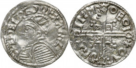 Medieval coin collection - WORLD
POLSKA / POLAND / POLEN / SCHLESIEN / GERMANY

England, Aethelred II (978-1016). Helmet type denar 

Aw.: Popier...
