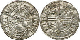 Medieval coin collection - WORLD
POLSKA / POLAND / POLEN / SCHLESIEN / GERMANY

England. Knut (1016-1035). Pointed Helmet denar 

Aw.: Popiersie ...