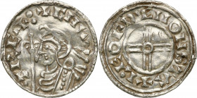 Medieval coin collection - WORLD
POLSKA / POLAND / POLEN / SCHLESIEN / GERMANY

England, Knut (1016-1035). Short cross denar 

Aw.: WE�adca z ber...