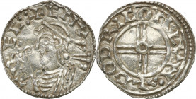Medieval coin collection - WORLD
POLSKA / POLAND / POLEN / SCHLESIEN / GERMANY

England, Knut (1016-1035). Short cross denar - NO 

Aw.: Popiersi...