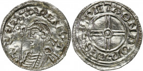 Medieval coin collection - WORLD
POLSKA / POLAND / POLEN / SCHLESIEN / GERMANY

England, Knut (1016-1035). Short cross denar - NONE 

Aw.: Popier...
