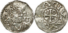 Medieval coin collection - WORLD
POLSKA / POLAND / POLEN / SCHLESIEN / GERMANY

Germany. Regensburg. Henry II 1002-1024. Denar - VERY NICE 

Aw: ...