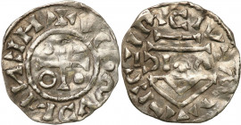 Medieval coin collection - WORLD
POLSKA / POLAND / POLEN / SCHLESIEN / GERMANY

Germany, Bavaria, Regensburg. Henry II (1002-1024). Denarius 

Aw...