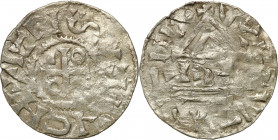 Medieval coin collection - WORLD
POLSKA / POLAND / POLEN / SCHLESIEN / GERMANY

Germany, imitation of the Regensburg denarius 

Wierne odwzorowan...