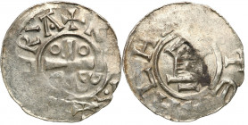 Medieval coin collection - WORLD
POLSKA / POLAND / POLEN / SCHLESIEN / GERMANY

Germany, Otton and Adelaide (983-1002). Denarius 

Miejscoweniedo...