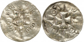 Medieval coin collection - WORLD
POLSKA / POLAND / POLEN / SCHLESIEN / GERMANY

Germany, Saxony. Type I cross denar 

Denar krzyE