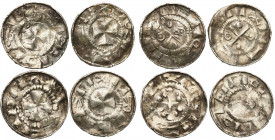 Medieval coin collection - WORLD
POLSKA / POLAND / POLEN / SCHLESIEN / GERMANY

Germany, Saxony. Cross denarius 11th century, set of 4 

Gumowski...
