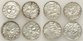 Medieval coin collection - WORLD
POLSKA / POLAND / POLEN / SCHLESIEN / GERMANY

Germany, Saxony. Cross denarius X / XI century, set of 4 

Aw.: K...