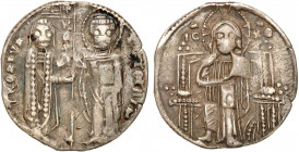 Medieval coin collection - WORLD
POLSKA / POLAND / POLEN / SCHLESIEN / GERMANY

Serbia, Stefan Urosh II (1282-1321). Grosso 

Aw.: KrC3l i E�wiD�...