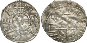 Medieval coin collection - WORLD
POLSKA / POLAND / POLEN / SCHLESIEN / GERMANY

Hungary, Andrew I (1046-1060). Denarius 

Aw.: KrzyE < z trC3jkD�...