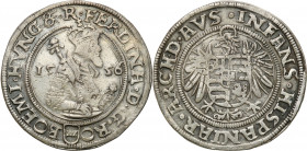 Austria
Austria, Ferdinand I (1521-1564). 1/2 thaler (Joachimstal) 1556 

Patyna. NominaE� rzadziej spotykany w handlu.

Details: 14,43 g Ag 
Co...