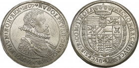 Austria
Austria. Rudolf II (15761612). Thaler 1607, Hall- BEAUTIFUL 

Aw.: Popiersie w prawo,&nbsp;napis wokoE�oRw.: Wielopolowa tarcza herbowa, na...