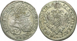 Austria
Austria. Leopold I (1657-1705). 15 Counters 1696 

Zielonkawa patyna.

Details: 6,01 g Ag 
Condition: 2-/3+ (EF-/VF+)
