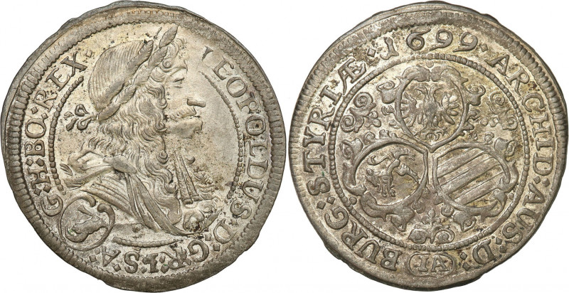 Austria
Austria, Leopold I (1657-1705). 3 Krajcary 1699, Graz 

Bardzo E�adni...