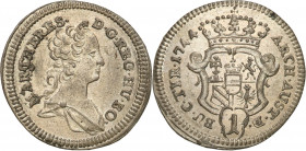 Austria
Austria. Maria Teresa (1740-1780). Krajcar 1744, Hall 

PD�knie zachowana moneta z blaskiem menniczym. Naturalnie wygiD�cie krD�E