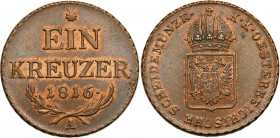 Austria
Austria. Francis II (1792-1835). Krajcar 1816A, Vienna 

PiD�knie zachowany.Herinek 1085

Details: 8,68 g Ag 
Condition: 1-/2+ (UNC-/EF+...